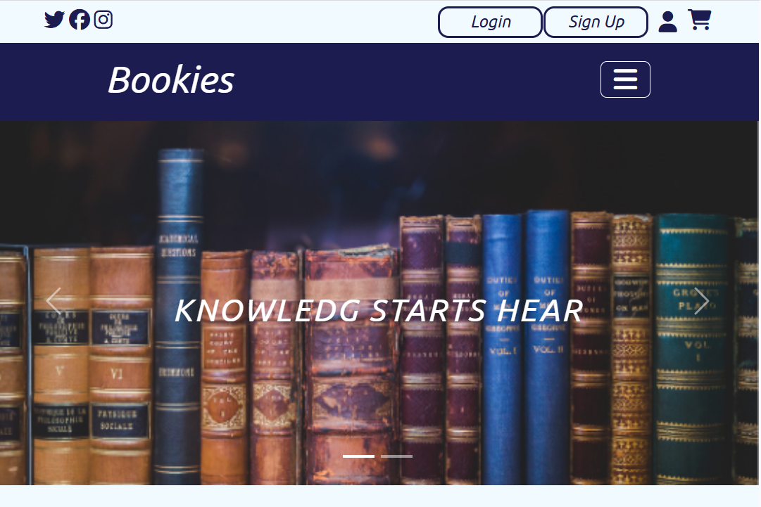 Book Store Frontend Application